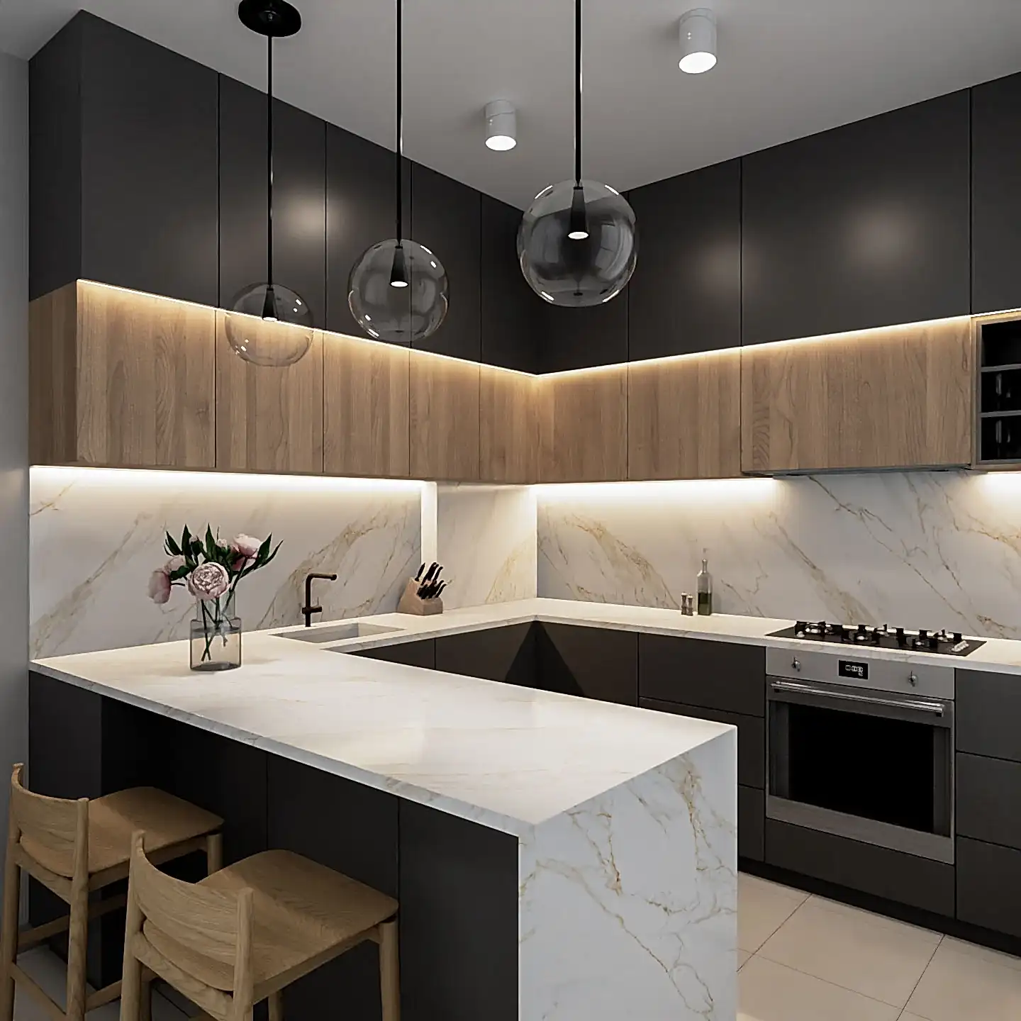 Lamar Poselen Calacatta Borghini