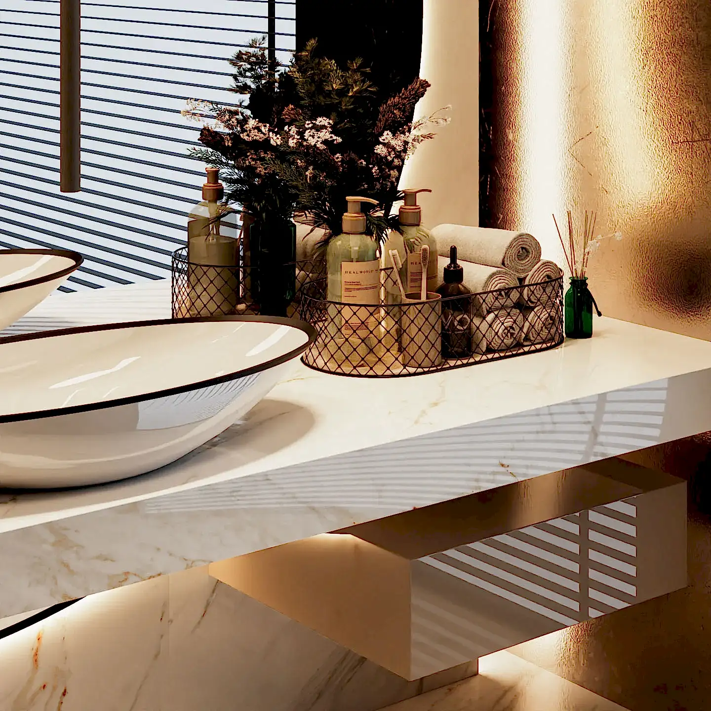 Lamar Poselen Calacatta Borghini