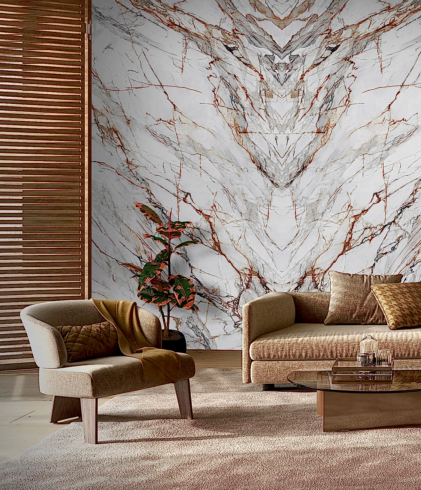 Lamar Poselen Calacatta Luxary gold