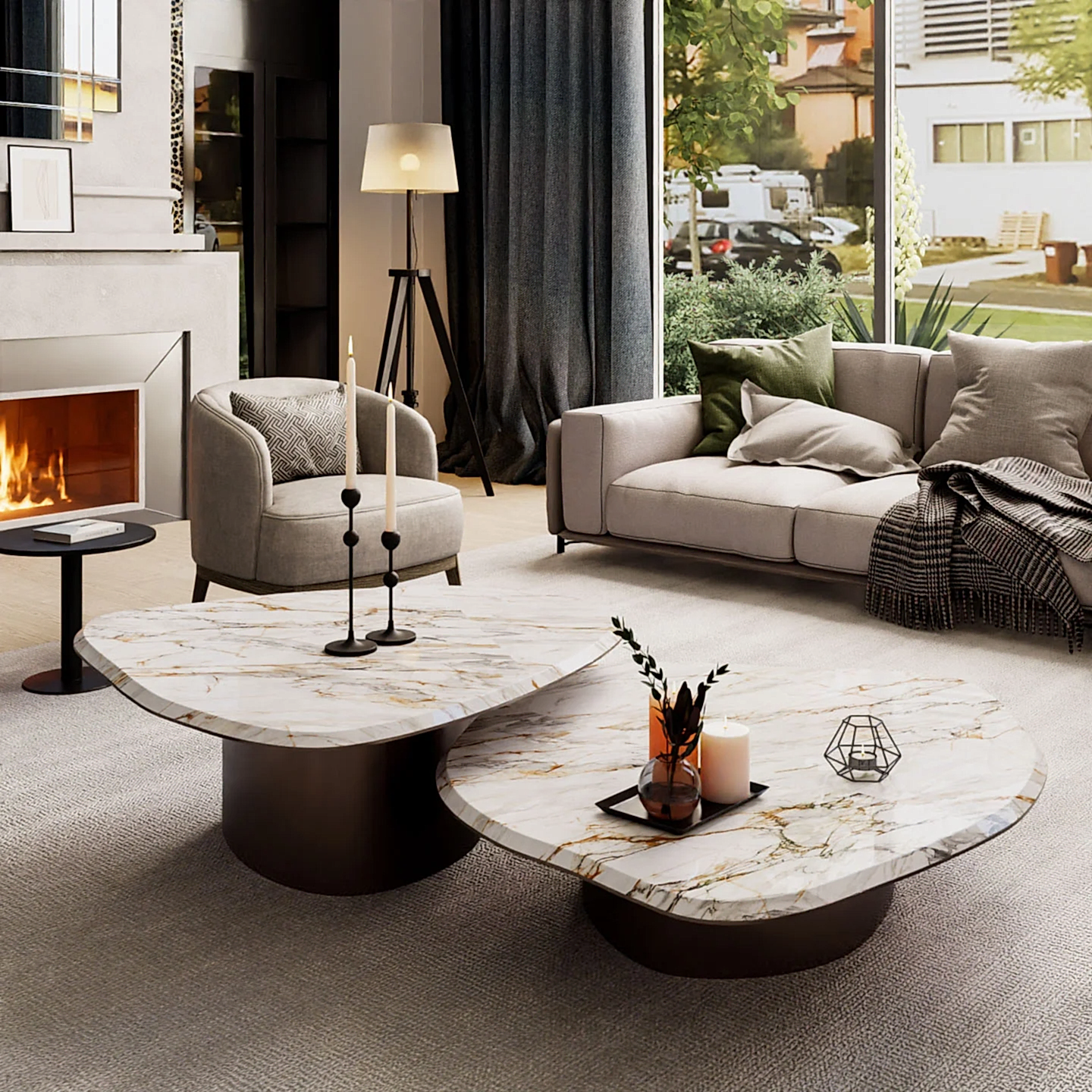 Lamar Poselen Calacatta Luxary gold