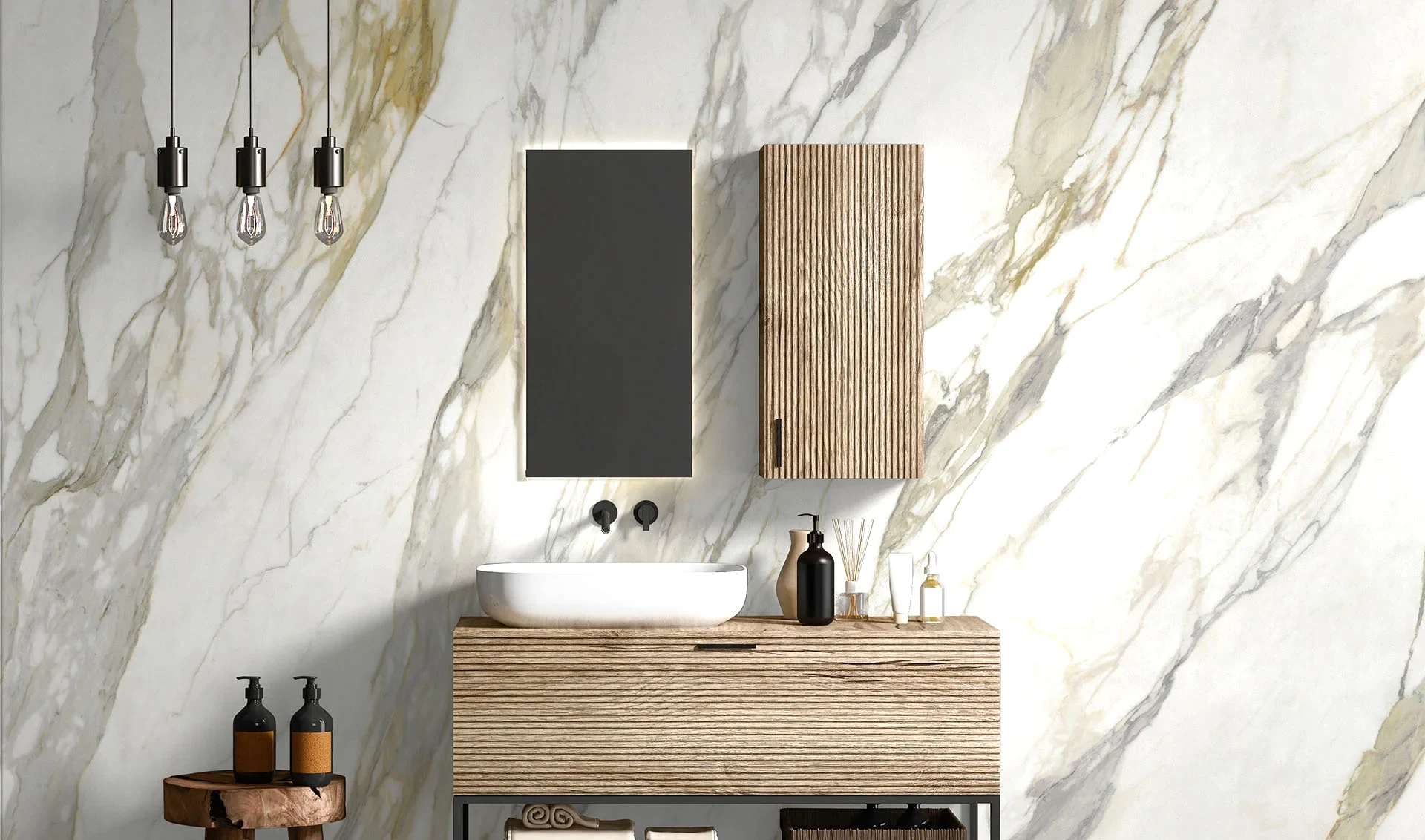 Lamar Poselen Calacatta oro