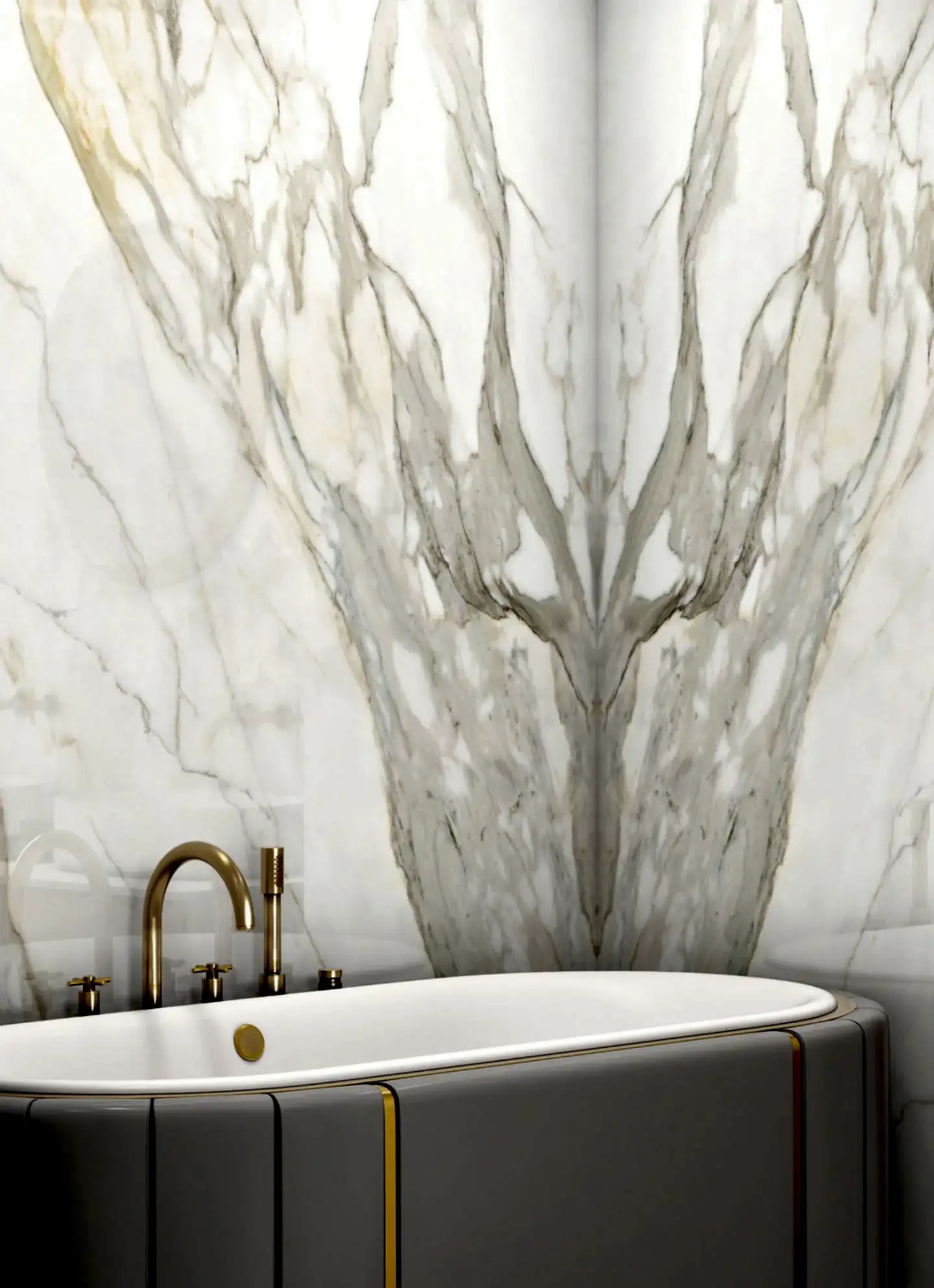 Lamar Poselen Calacatta oro