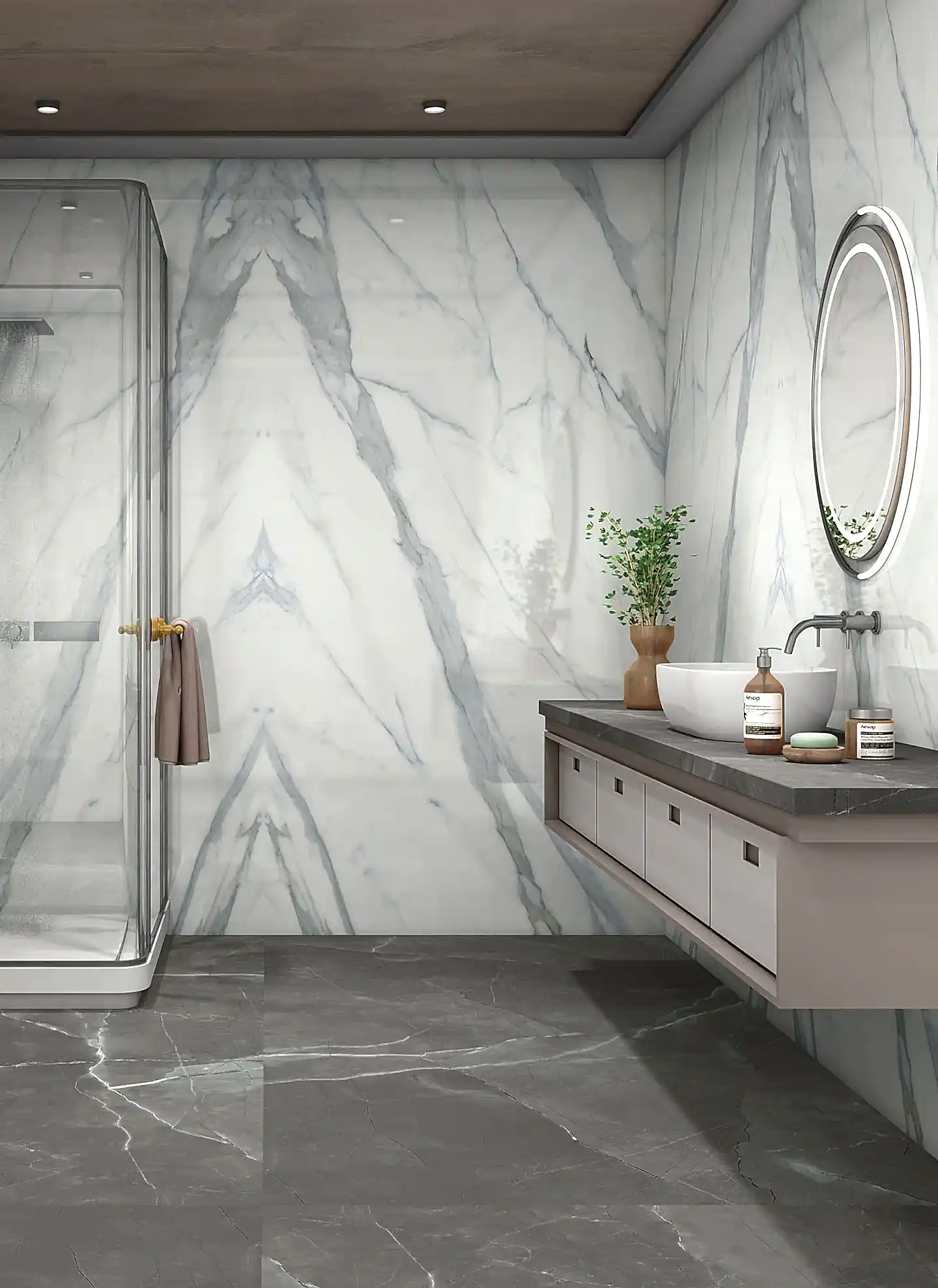 Lamar Poselen Calacatta