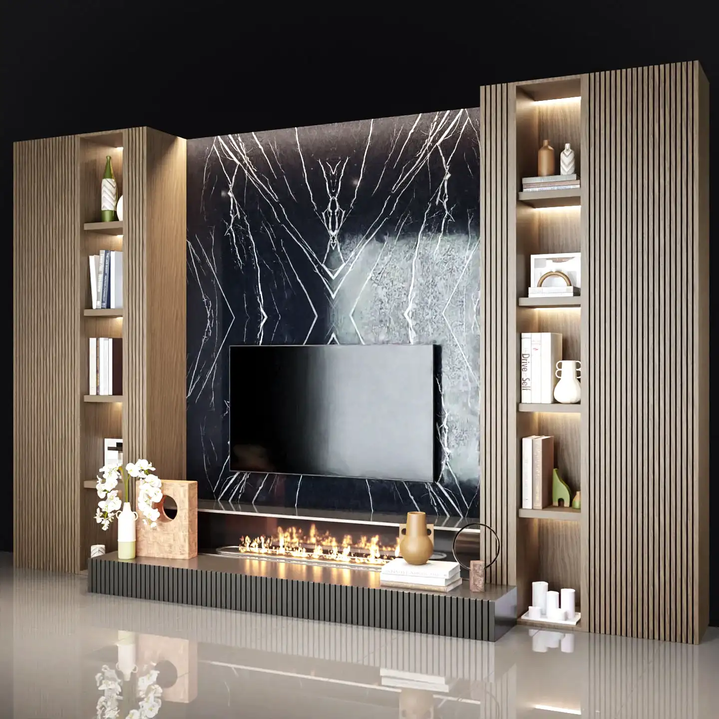 Lamar Poselen Marquina Venato