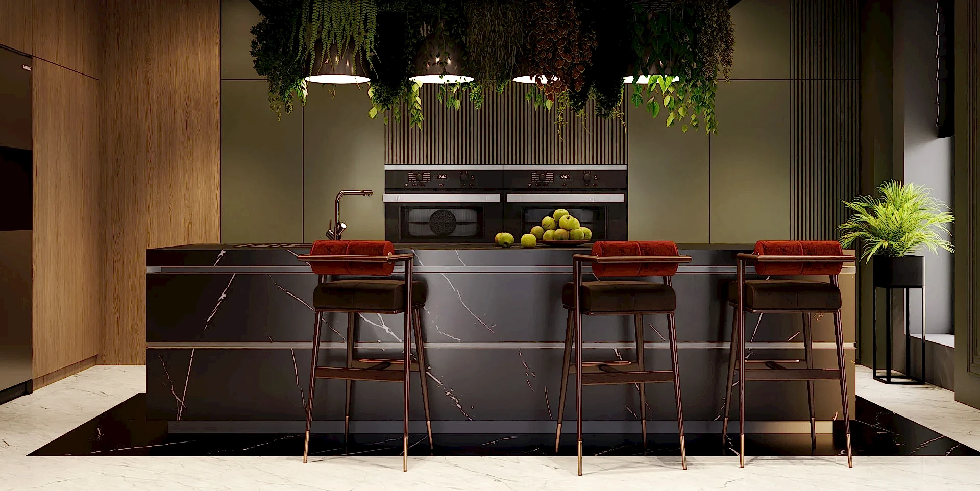 Lamar Poselen Nero Marquina