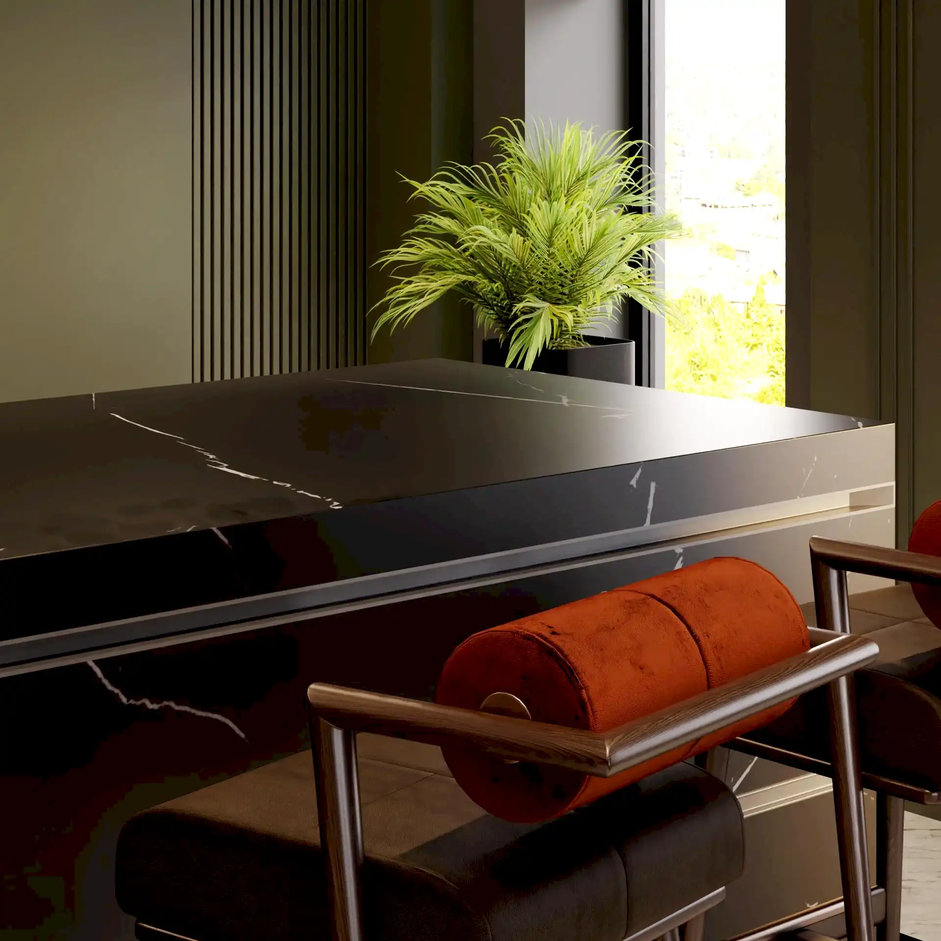 Lamar Poselen Nero Marquina