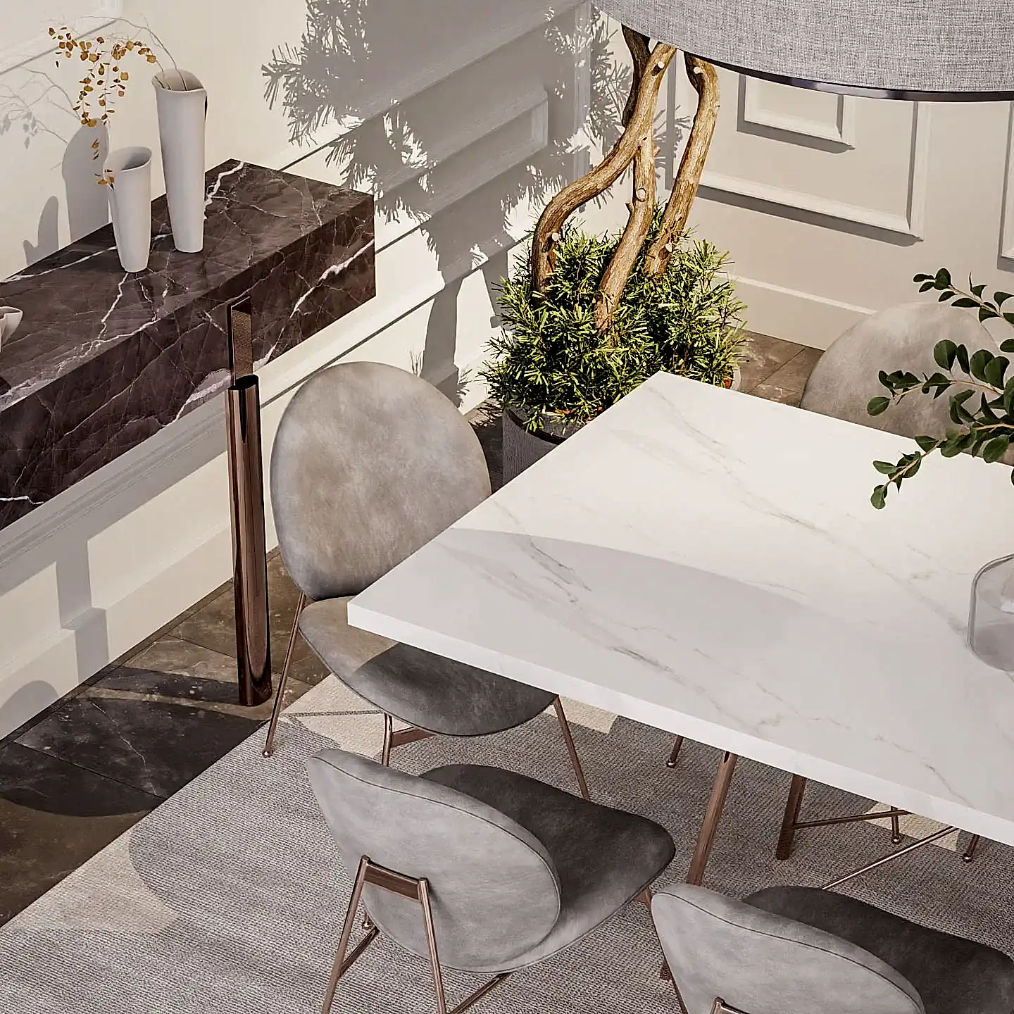 Lamar Poselen Statuarietto Pearl