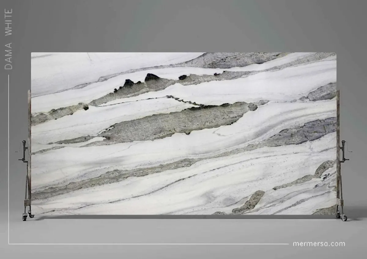 Dama White mermer
