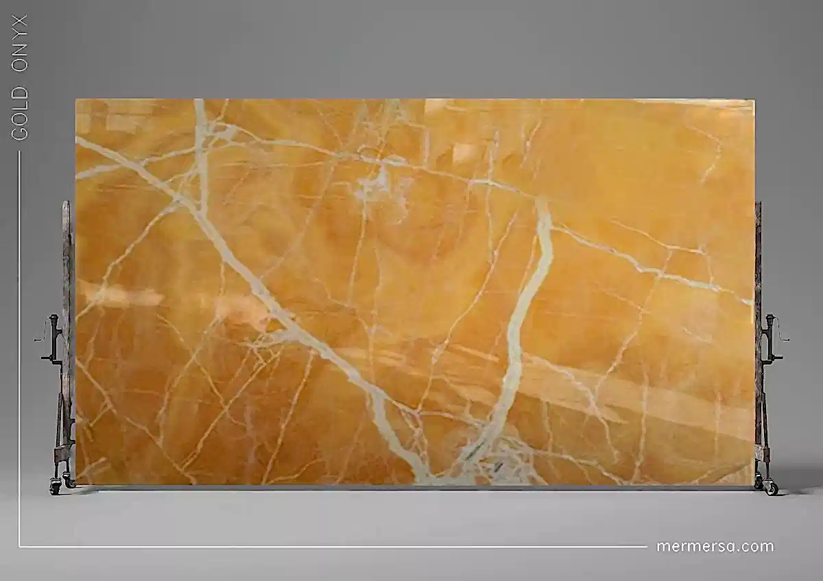 Gold Onyx Mermer