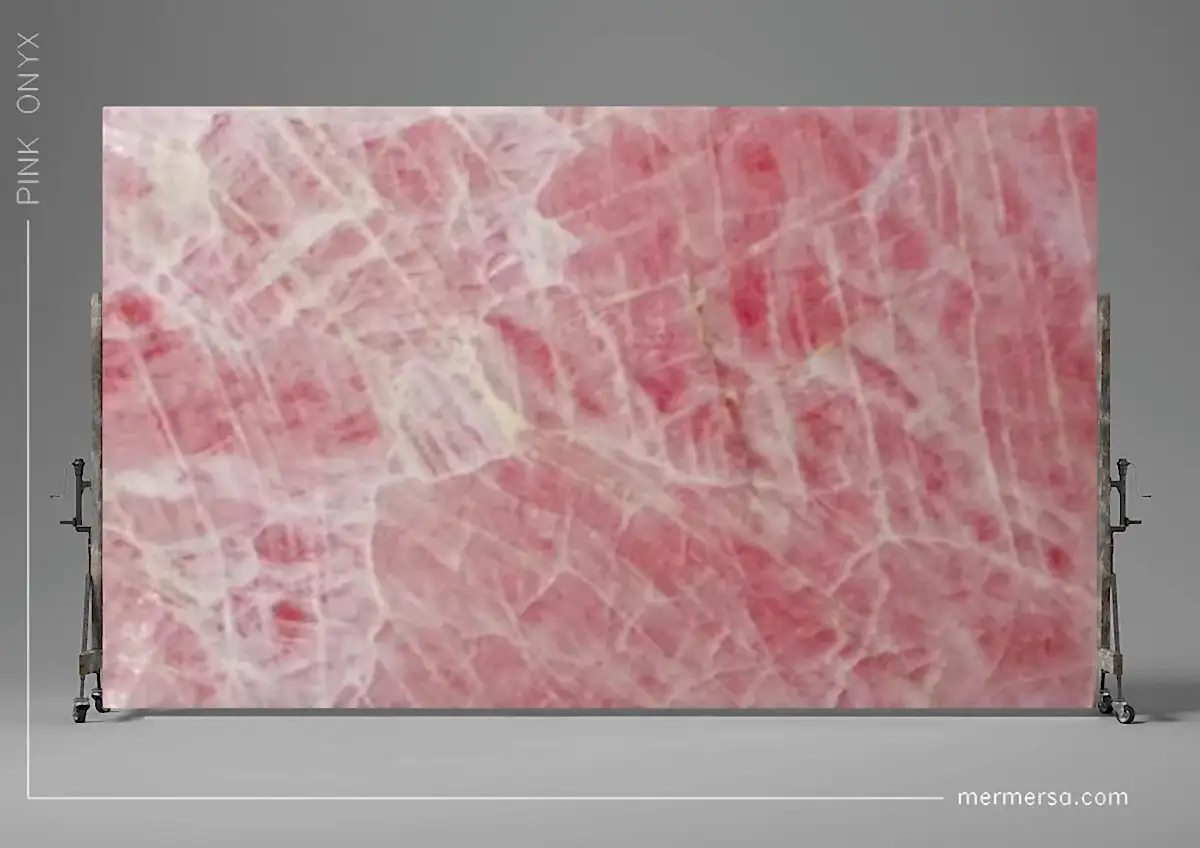 Pink Onyx Mermer