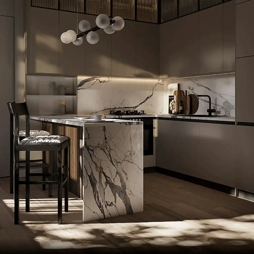 mermer mutfak adası