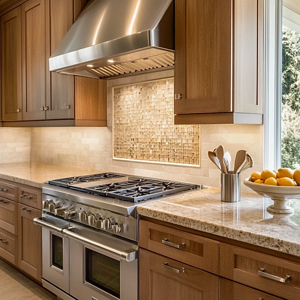 bej mermer mutfak tezgahi