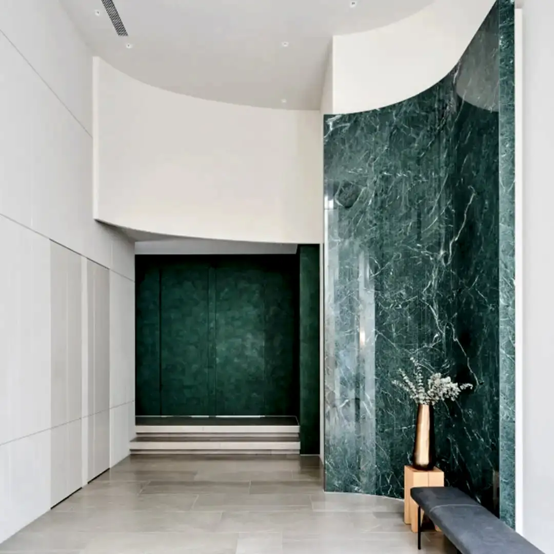 yesil mermer duvar kaplama