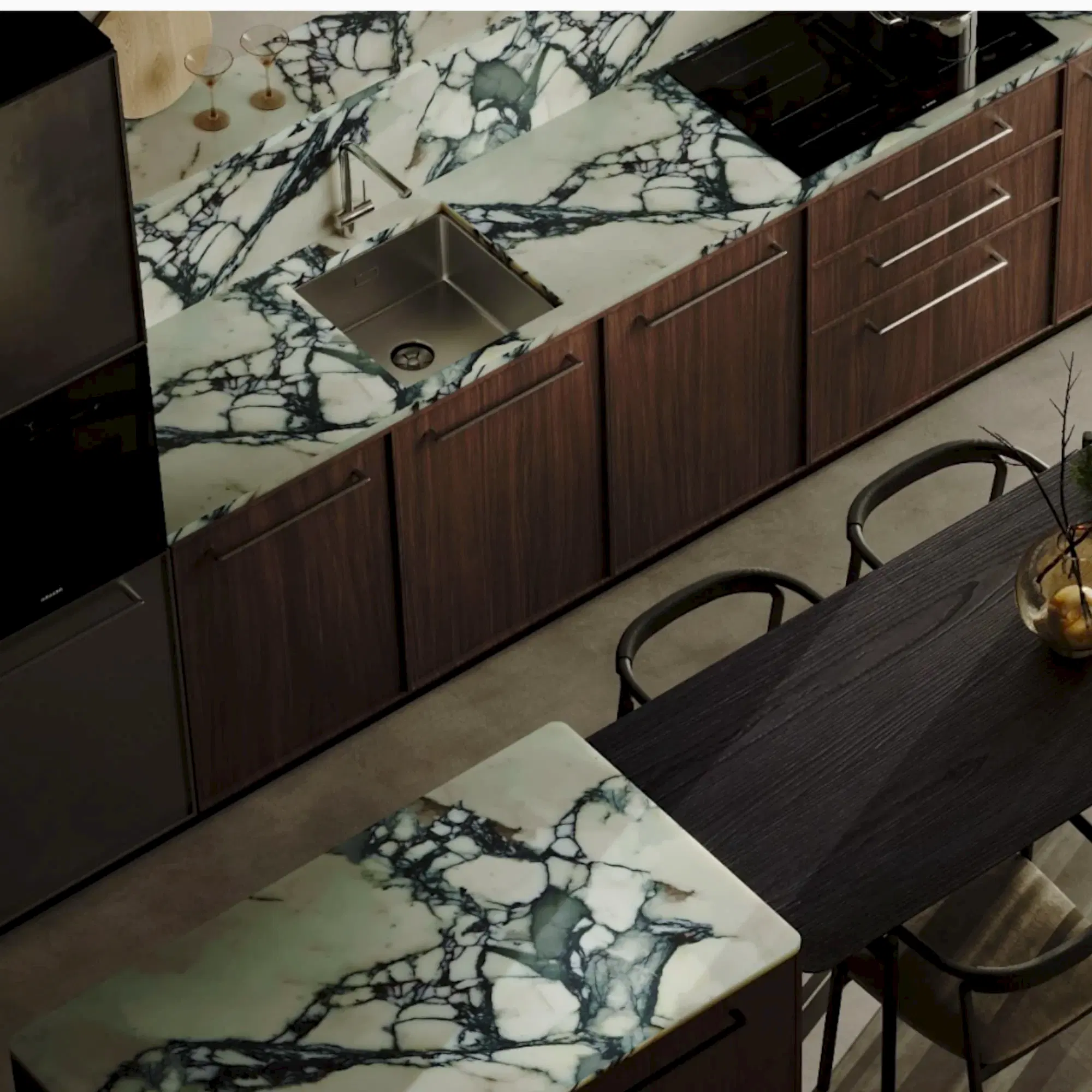 mermer mutfak tezgahi