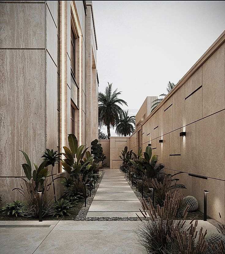 Mermer Dış Mekan Peyzaj Projeleri