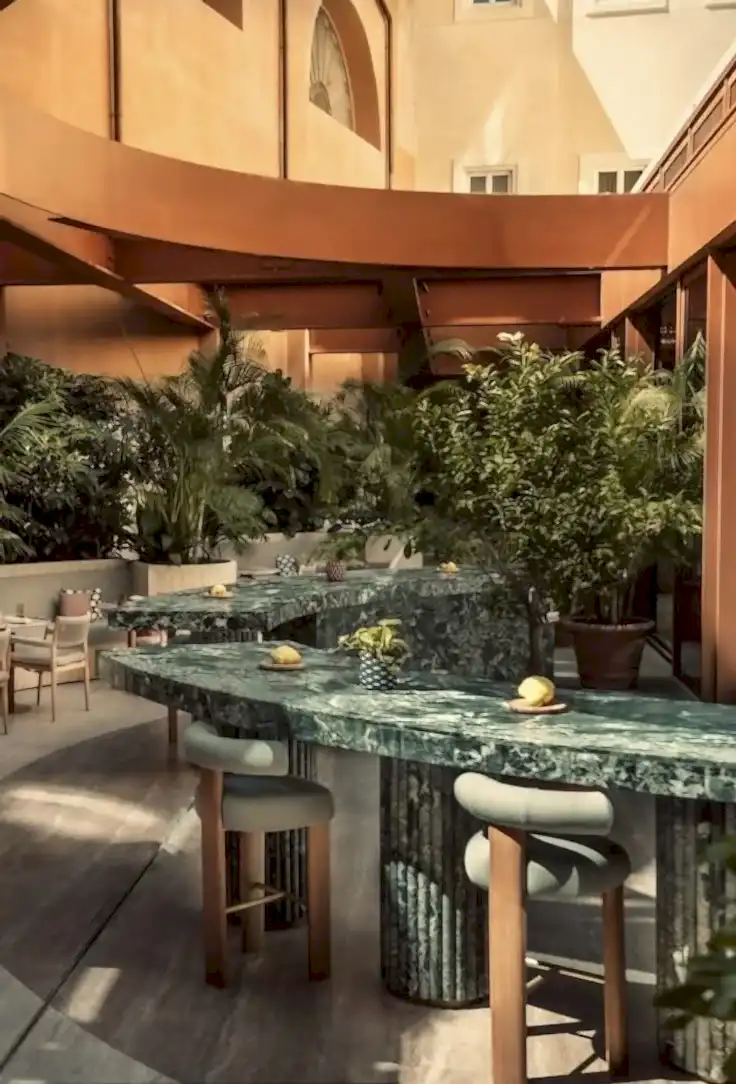 Mermer Restoran Peyzaj