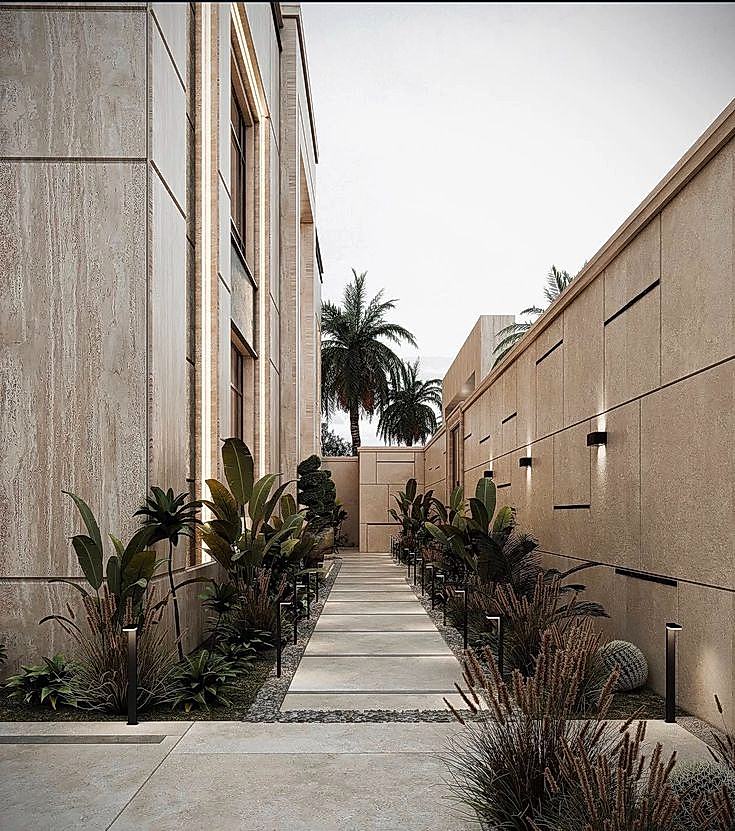 Outdoor Landscape Projects 3 Mermer Yuruyus Yolu